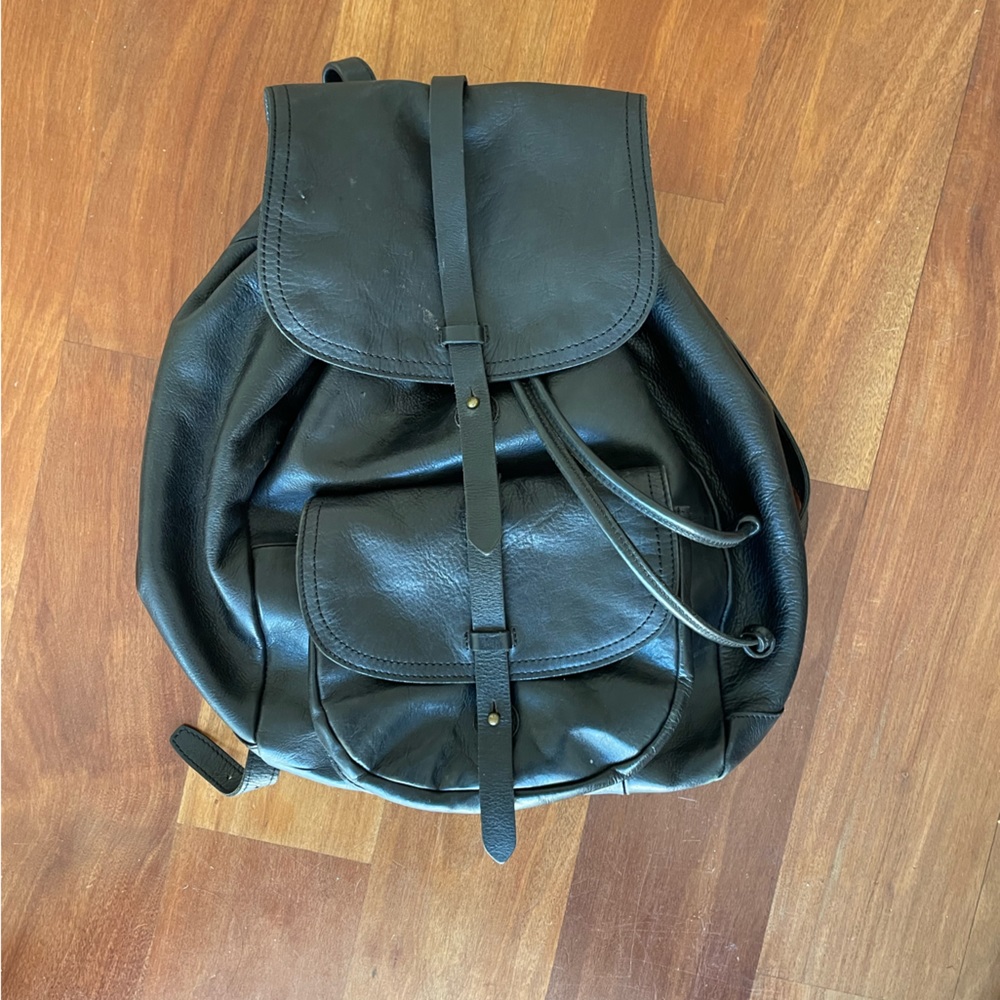 Leather Madewell Backpack